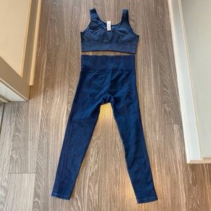 Joylab Highwaisted Rib Knit 7/8 Seamless SET